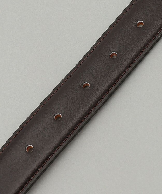 GOTAIRIKU 【アノネイ社製】ボックスカーフ ベルト ダークブラウン系