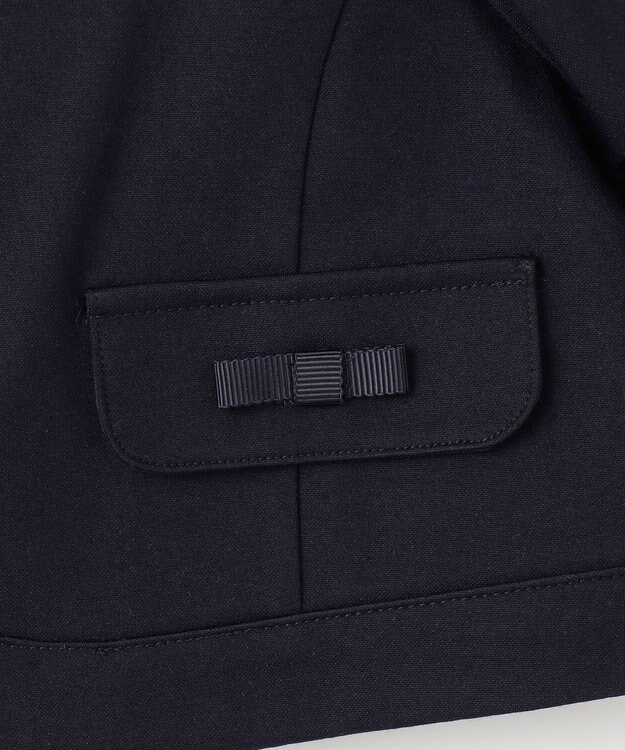 組曲 KIDS 【110-140㎝】ノーカラー ジャケット ネイビー