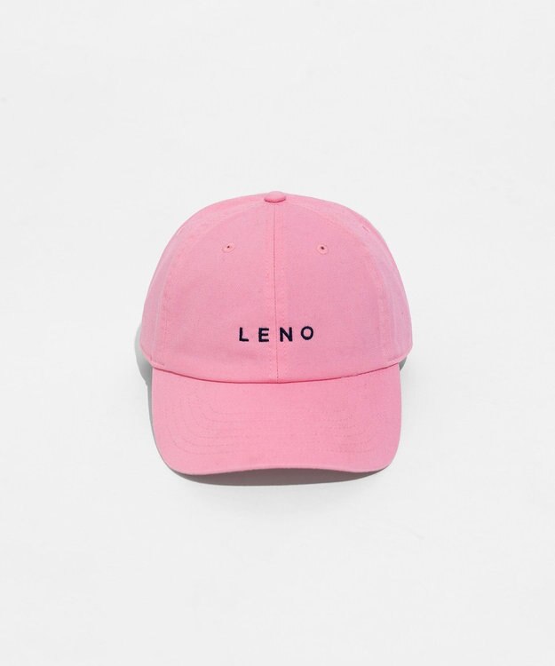 LENO LENO LOGO STONE WASH CAP《UNISEX》/ LENOロゴキャップ ROSE PINK