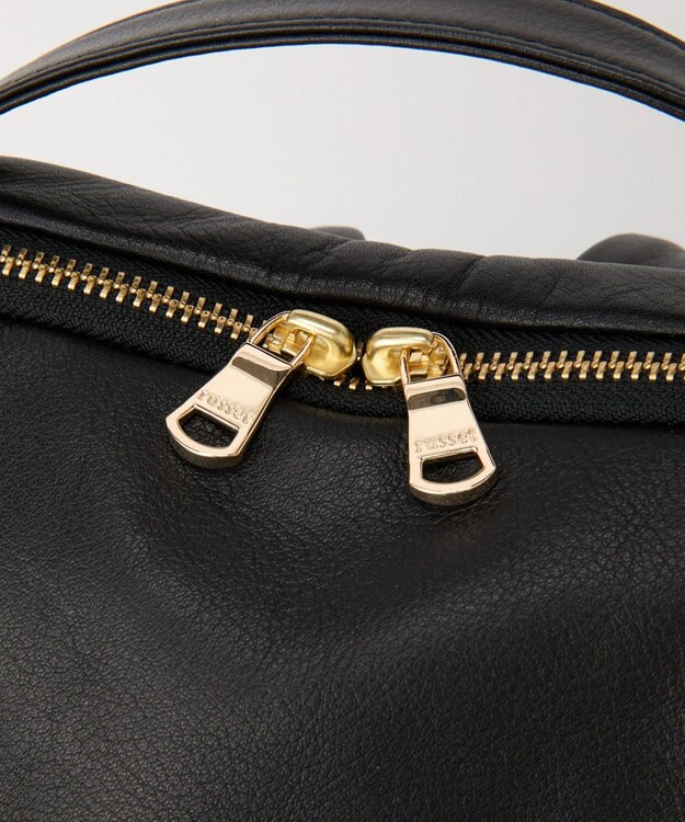 russet ＜背面メッシュ仕様＞レザーリュックサック(CE-1373) Black