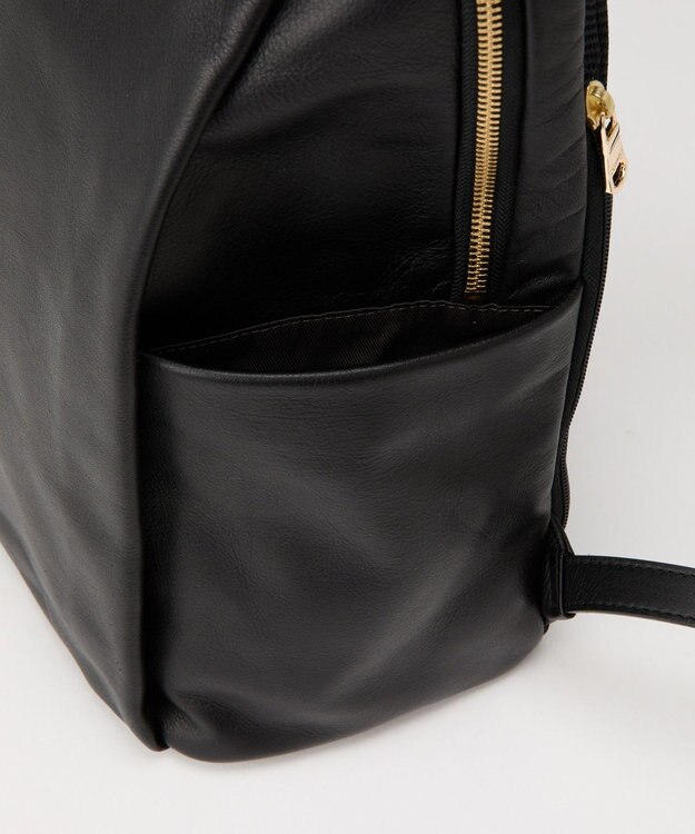 russet ＜背面メッシュ仕様＞レザーリュックサック(CE-1373) Black