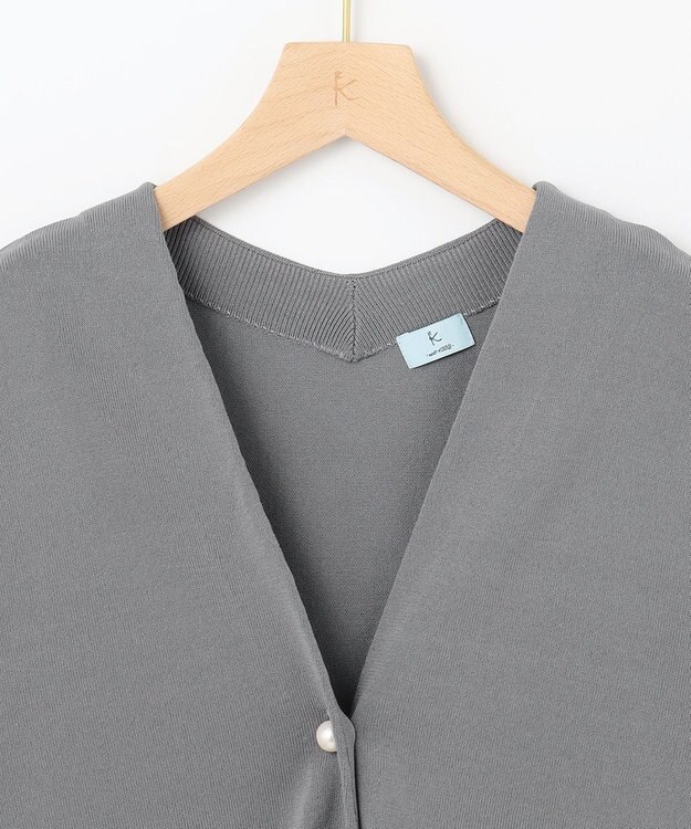 組曲 【2SET・WEB限定】パールボタン配色フリルツイン セット ライトグレー系