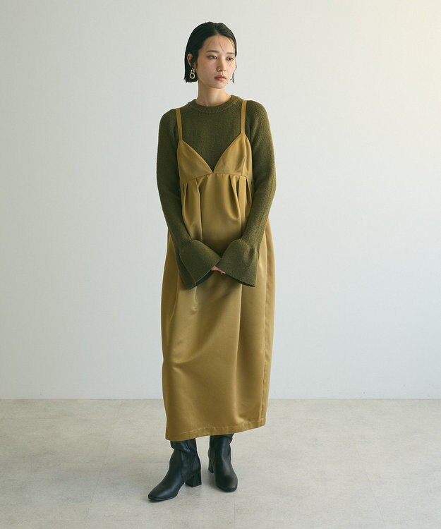 Green Parks ａ．ビスチェワンピース Beige