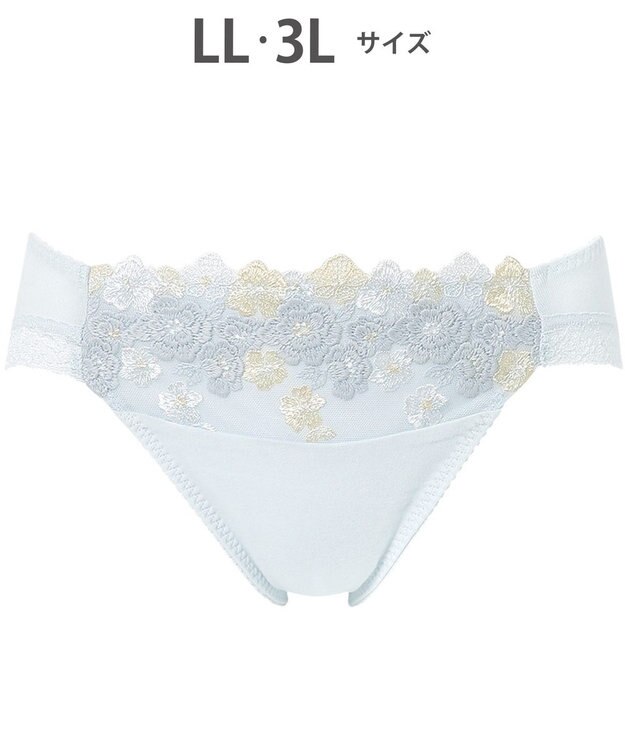 Wing ショーツ KB2060とペア 綿混素材（身生地部） やさしいはきごこち ナチュラルアップブラ はきこみ丈あさめ KF3360 ウイング／ワコール オリーブ