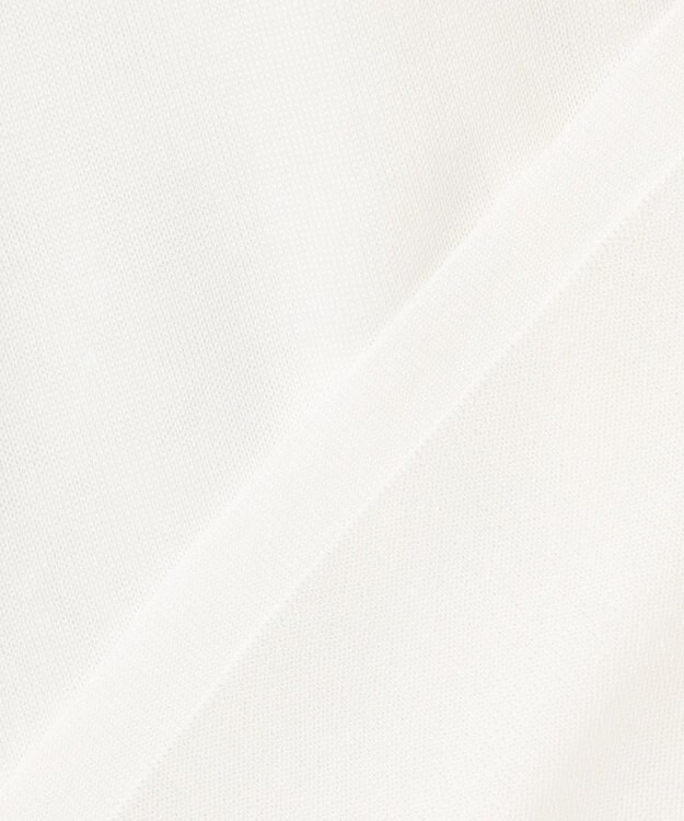 uncrave シアーコットン ポロニット ホワイト