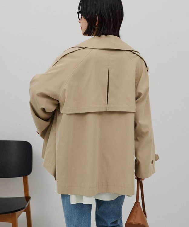 AMERICAN HOLIC 【先行予約】ショートトレンチコート Beige