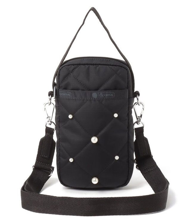 LeSportsac MINI PHONE W PEARLS/ブラックパール ブラックパール