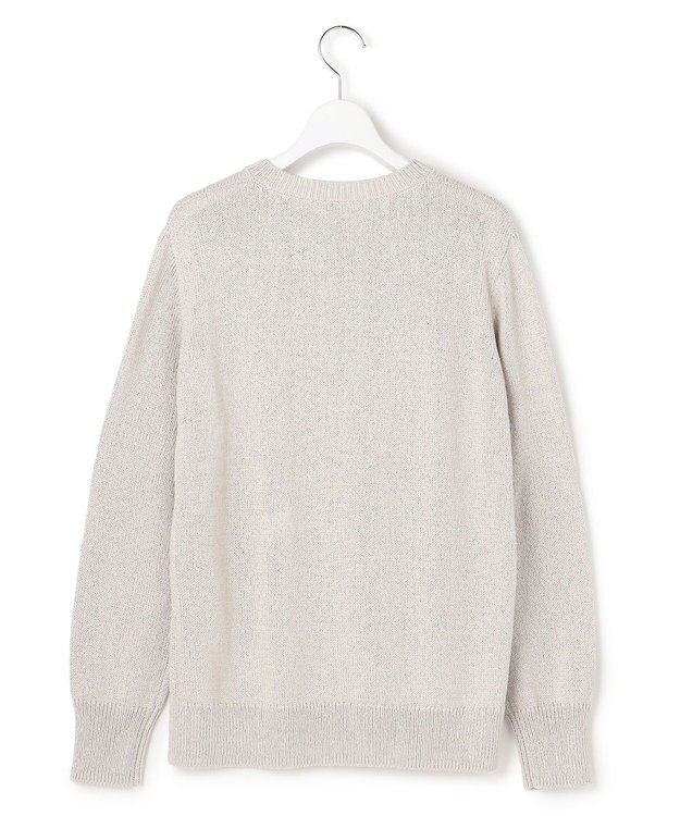 ICB L 【先行予約】 グロッシーペーパーブレンド クルーネックプルオーバー トープ