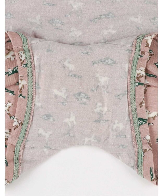 une nana cool ハラマキ付きショーツ MADE WITH LIBERTY FABRIC スモークピンク