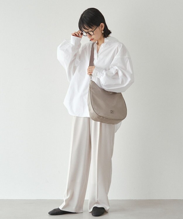 russet クラウズナイロン 縦長2WAYショルダーバッグ(CE-1623) Gray