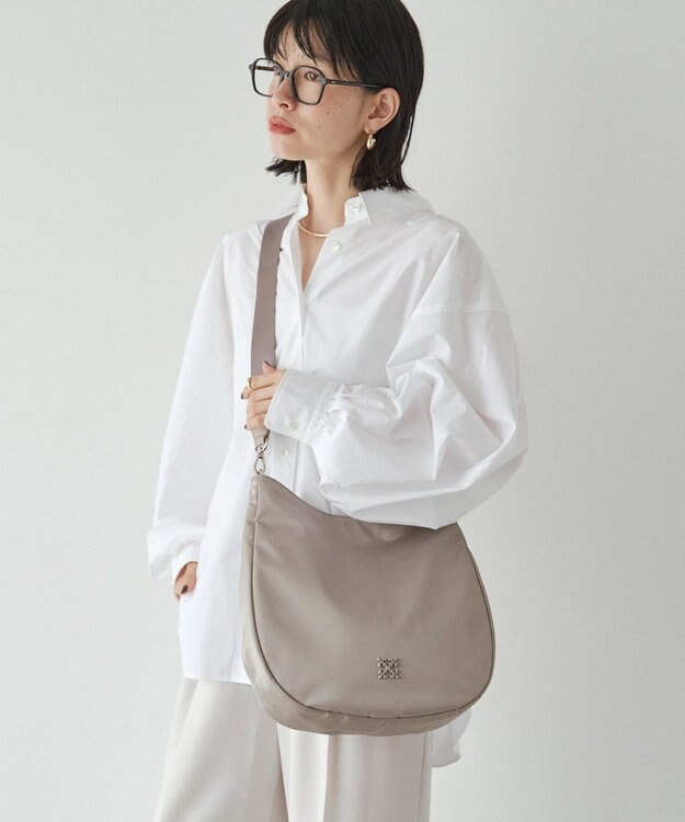 russet クラウズナイロン 縦長2WAYショルダーバッグ(CE-1623) Gray