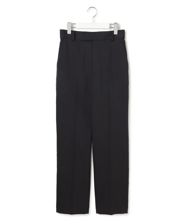 23区 【エステータ】ライトダブルクロス スティックパンツ ブラック