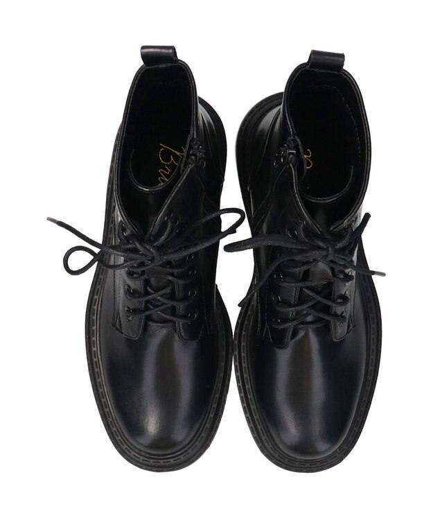 Bridget Birkin 【Bridget Birkin】ボリュームソールレースアップショートブーツ ブラック