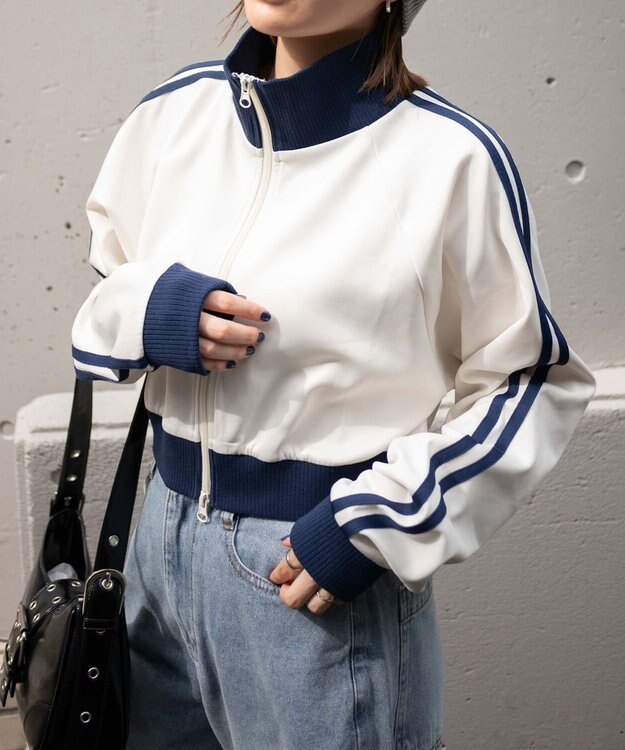 WEGO ショートトラックジャケット ネイビー