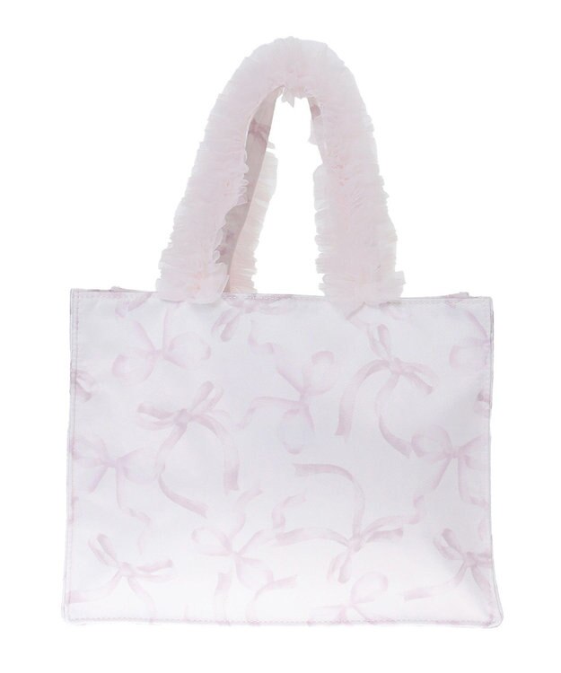 Maison de FLEUR ピンクマニアフリルスクエアトートSバッグ Light Pink
