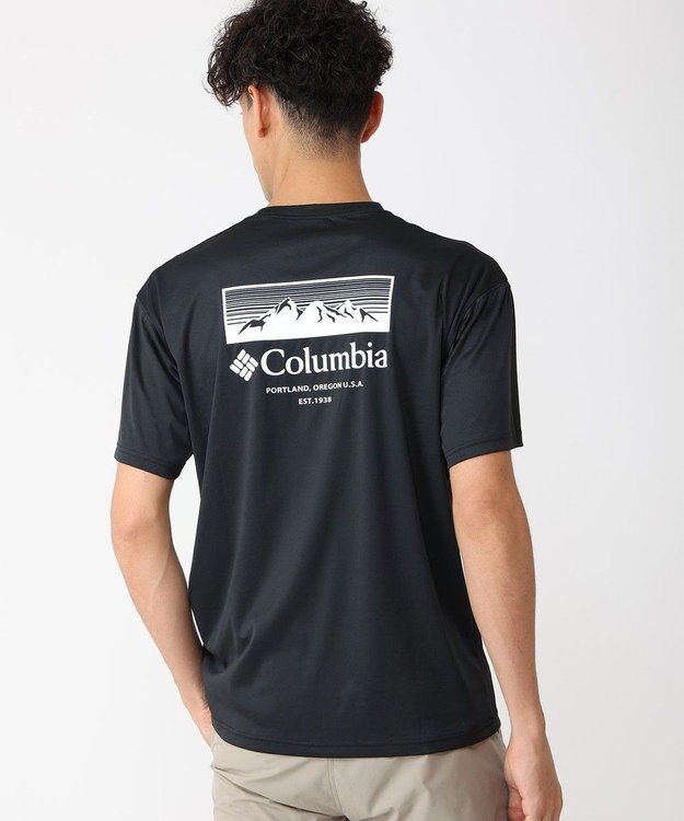 Columbia Columbia/ グレイシャルビスタグラフィックTシャツ /コロンビア Black、 Mountain