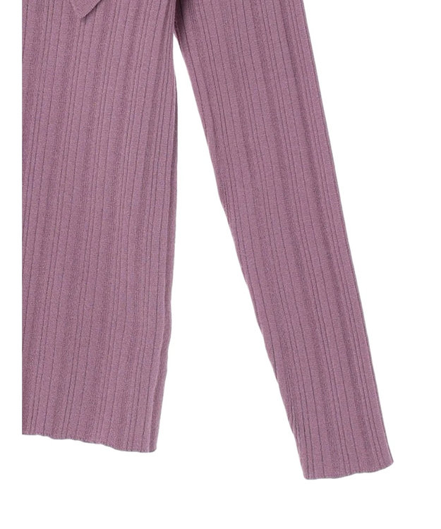 earth music&ecology ２ｗａｙビッグカラーニットプルオーバー Pink