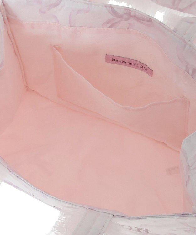 Maison de FLEUR ピンクマニアフリルスクエアトートSバッグ Light Pink