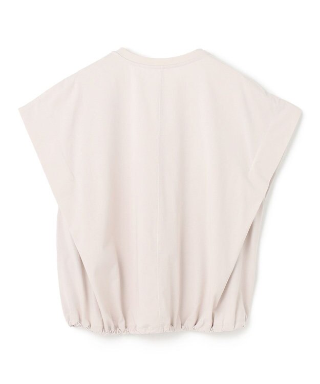 UNFILO L フレンチスリーブ ドロストTシャツ グレージュ