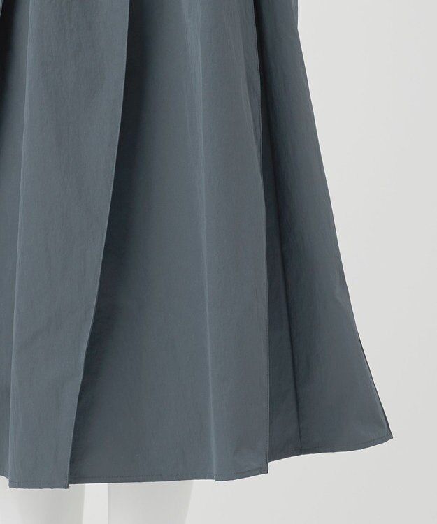 23区 S 【R(アール)】ナイロンタフタワッシャー  スカート スレートグレー系