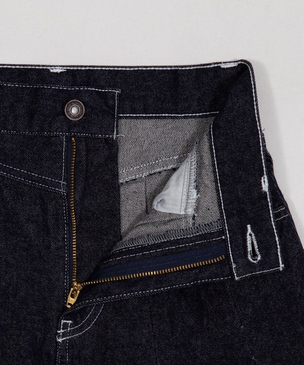 WEGO デニムプリーツミニスカート デニムインディゴ