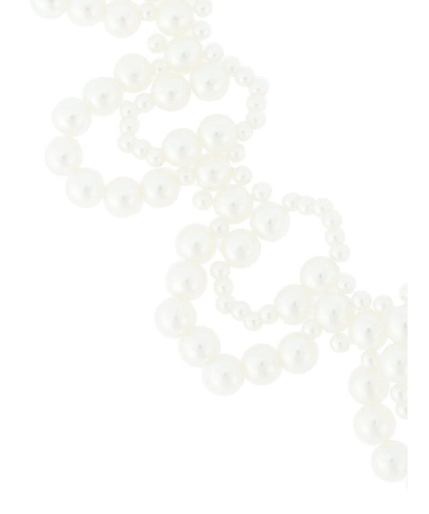 Green Parks ・ＨＡＬＦ　ＴＩＭＥ　パールカラーネックレスＡ White