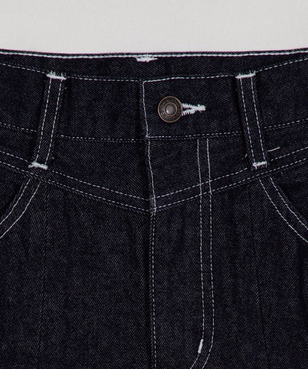 WEGO デニムプリーツミニスカート デニムインディゴ