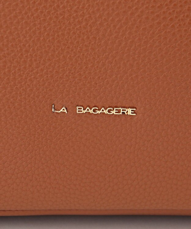 LA BAGAGERIE コンビカラー　ライトウェイトトート キャメル