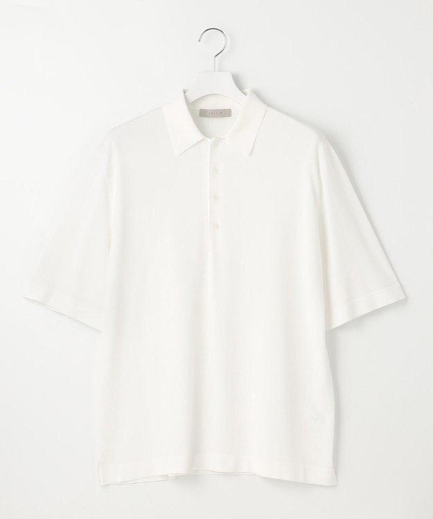 UNFILO MENS 【抗菌防臭】イージーケア ライトニットポロ [23年春夏商品] オフ