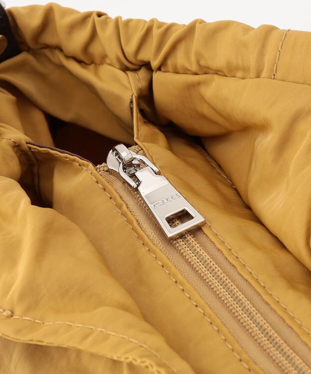 Y'SACCS 【Y’SACCS vous et】サイドギャザー2WAYトート Sサイズ マスタード