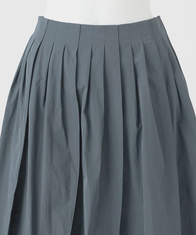 23区 S 【R(アール)】ナイロンタフタワッシャー  スカート スレートグレー系