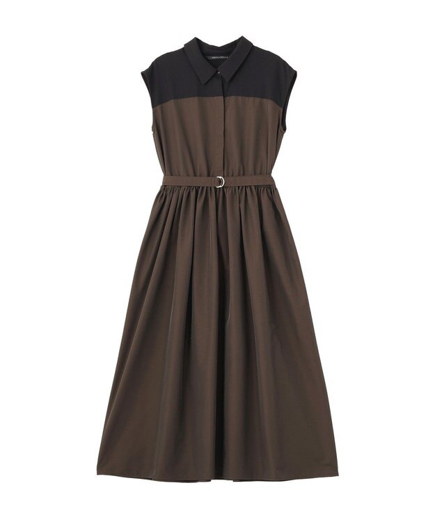 YECCA VECCA ドッキングワンピース Dark Brown