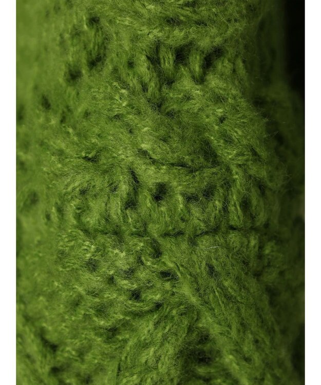 CRAFT STANDARD BOUTIQUE ブラッシングケーブルニット Green