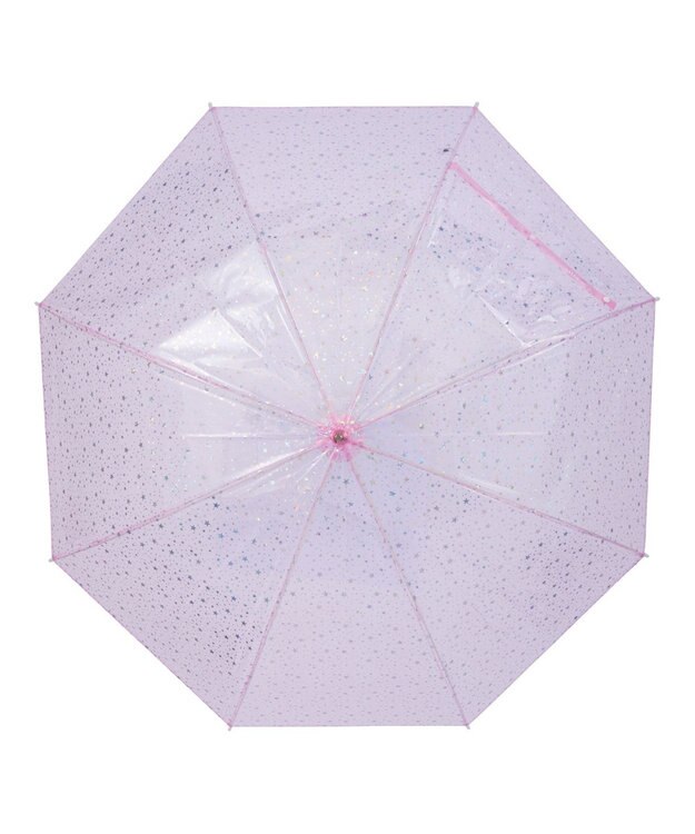 MOONBAT estaa 長傘 ビニール スターシャイニー ペールピンク