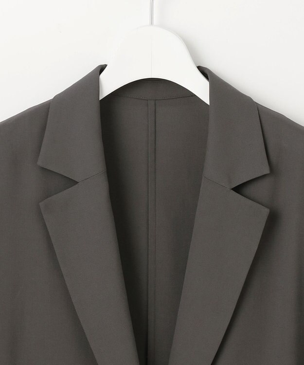 自由区 【洗える】ライトシャツ ジャケット バーント