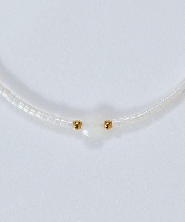 Phoebe ストーンコードブレスレット　ホワイト/天然石 ホワイト