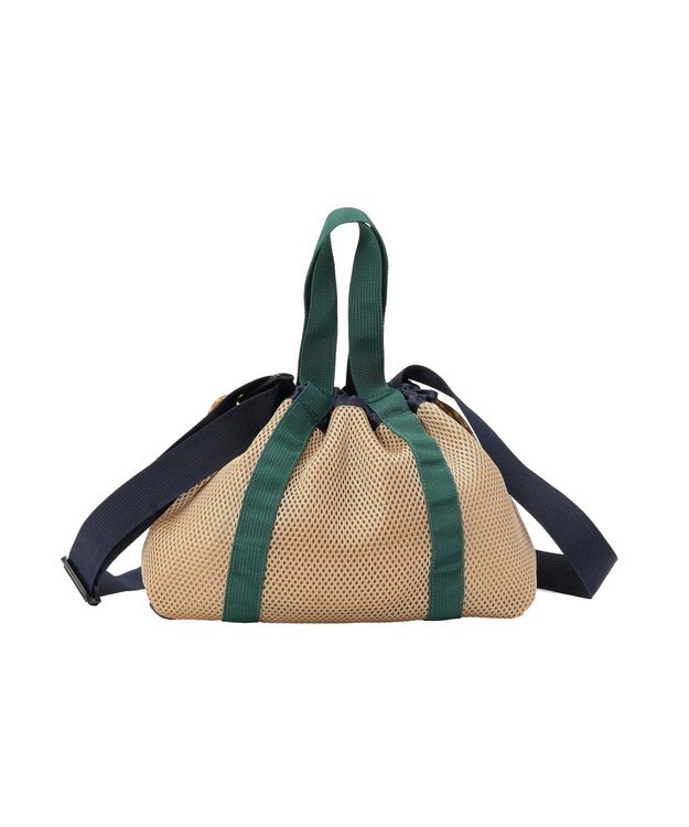 AMERICAN HOLIC メッシュミニトートバック Beige