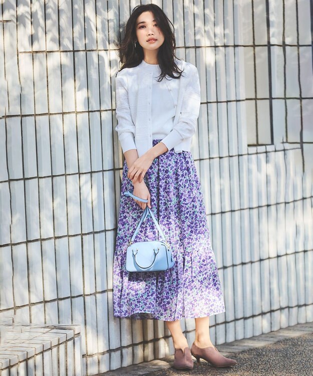 組曲 【2SET・WEB限定】編地ニット ツインセット アイボリー系