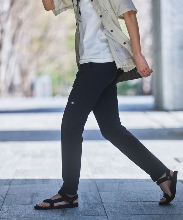 JOSEPH ABBOUD MOUNTAIN 【レディースシルエット・2WAYストレッチ/撥水】コーデュラ クライミング パンツ ブラック系