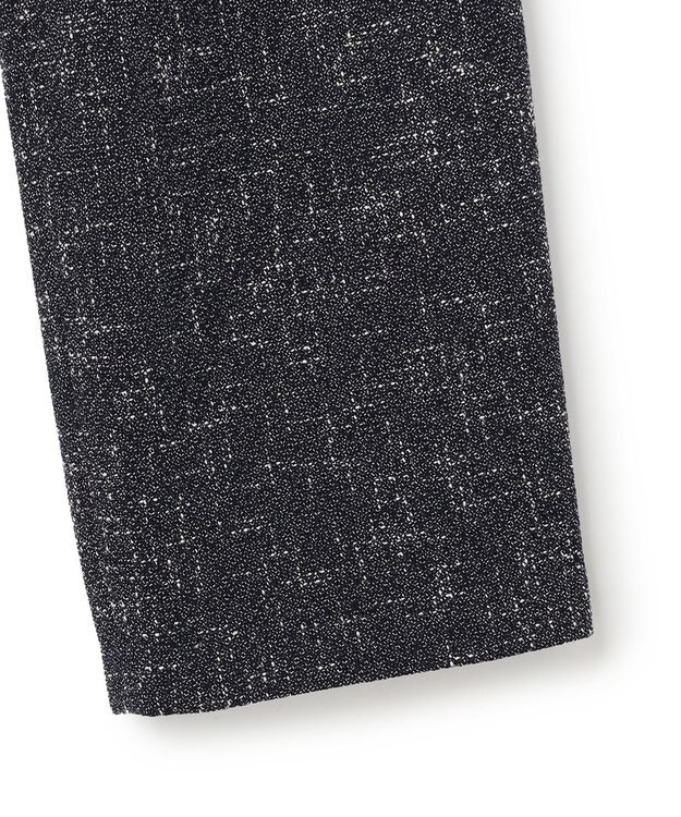 BEIGE， TRIPHANE / ハイウエストツイードタックパンツ Navy Mix