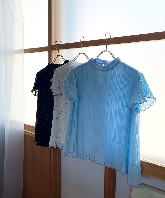 Feroux プリーツディテール ブラウス ブラック系1