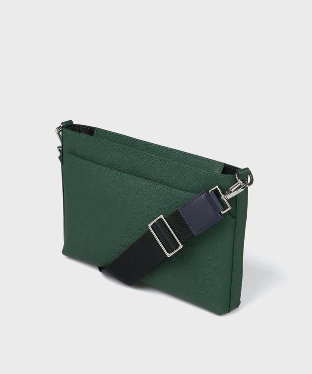 Paul Smith シグネチャーストライププラー 2WAY ミニショルダーバッグ グリーン