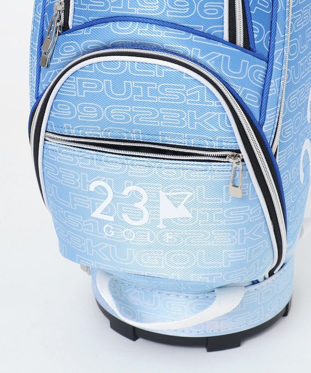 23区GOLF 【UNISEX】オリジナル変形ロゴ キャディバッグ スカイブルー系5
