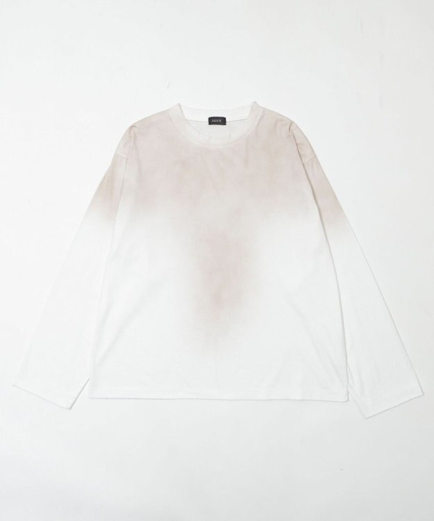 WEGO ルーズスプレーT（長袖） オフホワイト