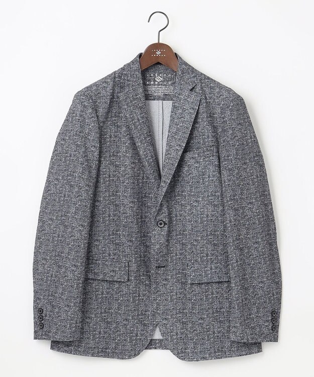 JOSEPH ABBOUD 【イージーケア・多機能】人気 ライトウェーブ ジャケット グレー系