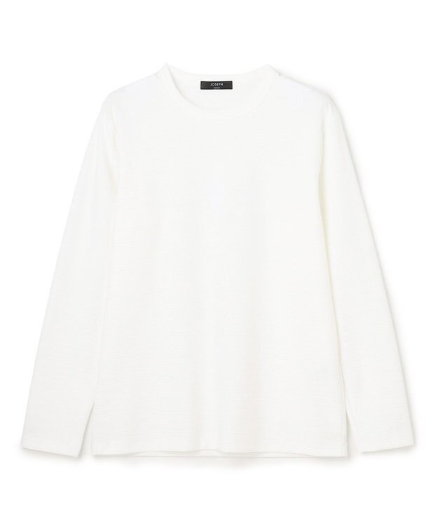 JOSEPH HOMME 【新色追加】メランジリップル　クルーネックカットソー ホワイト系