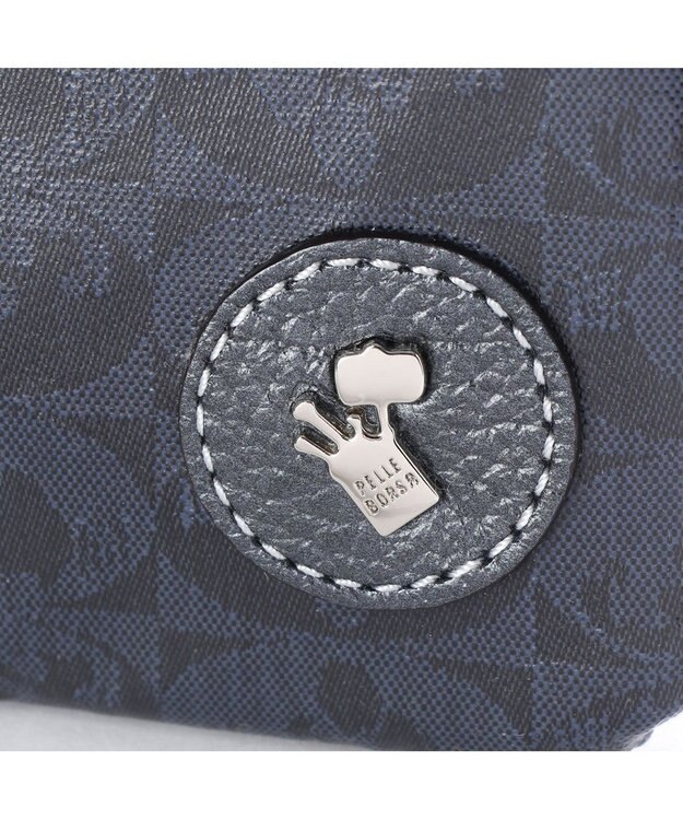 PELLE BORSA パスポートサイズショルダーバッグ Alive アライブ 4306 ネイビー