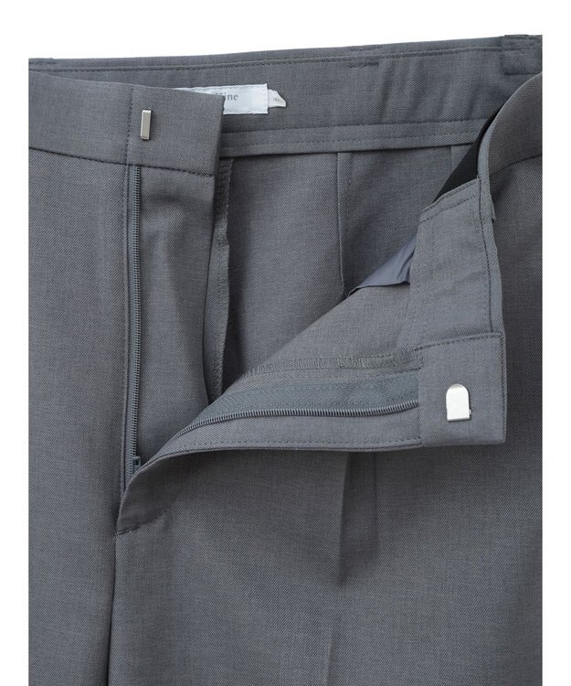 Green Parks きれいシルエットパンツ（ワイドストレート） Gray