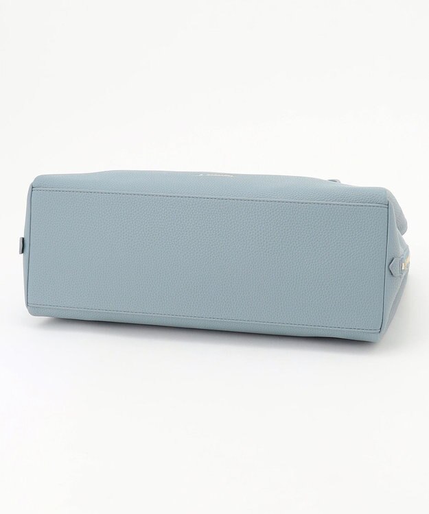 LA BAGAGERIE ベーシック　フェイクレザートート ライトブルー