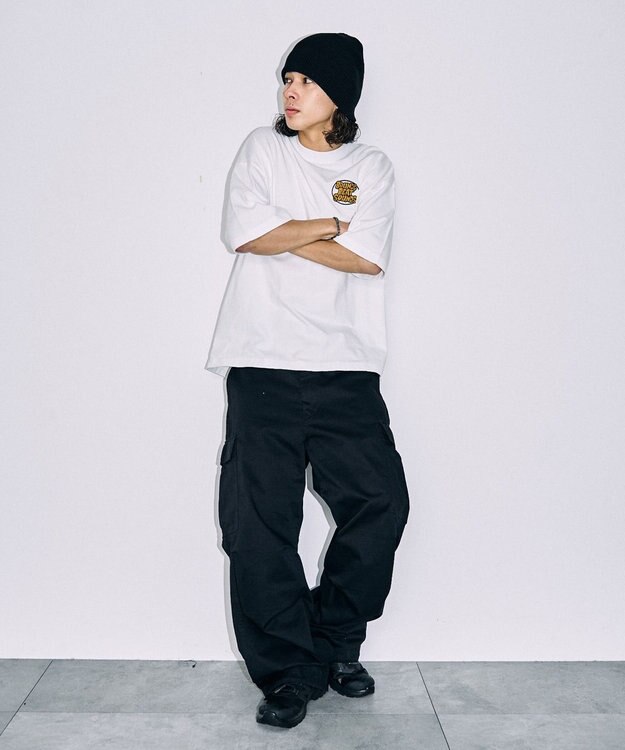 WEGO 【ユニセックス着用ITEM】サークルロゴBIGT（S） ホワイト